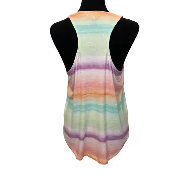 New ~ PJ SALVAGE ~  Stardust Ombre Racerback Tank Top M - Picture 3 of 9